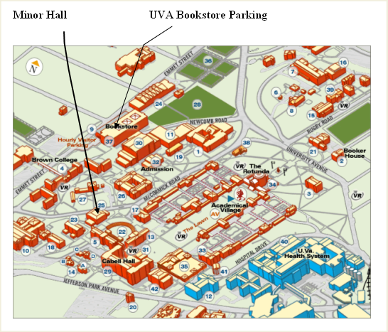 Central Grounds Parking And Map